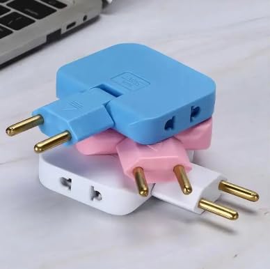 3 in 1 EU Plug Power Converter Portable Rotated Smart Universal Travel Adapter 180 Degree Rotatable Multi-Plug Mini Slim Wireless Sockets (Multicolor .Pack of 1) (B0DC74BS61) Amazon Price History, Amazon Price Tracker