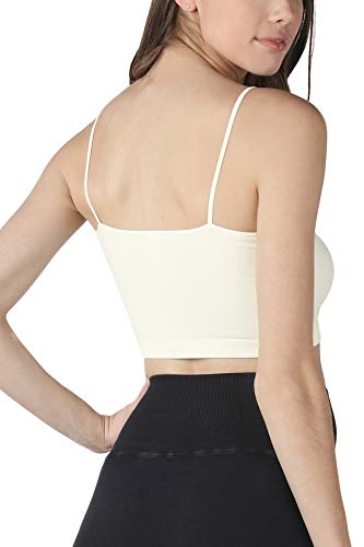 Image of NIKIBIKI Women Seamless Classic Crop Top Bralette, Made in U.S.A, One Size