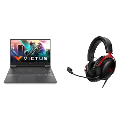 Image of HP Victus Gaming Laptop, Windows, AMD Ryzen 5 5600H, 4GB GTX 1650 GPU, 16.1-Inch (40.9 Cm) FHD IPS 144Hz, 8GB