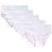 Feathers Solid White Snug Tagless Super Soft Cotton Underwear - Girls Underwear Briefs Panties (Multicolor) (US, Numeric, 2, Regular, Regular, Multi)