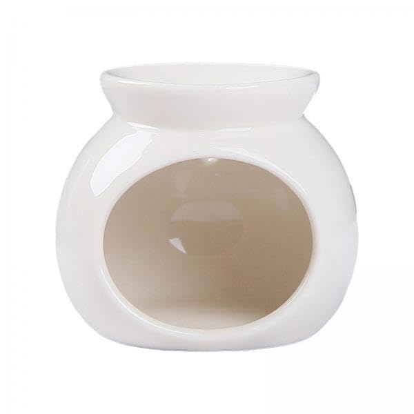 Qianly 3X Ceramic Essential Oil Burner,Aroma Oil Burner,Mini Candle Holder Tealight Candle Holder,Scented Melt Burner for Porch