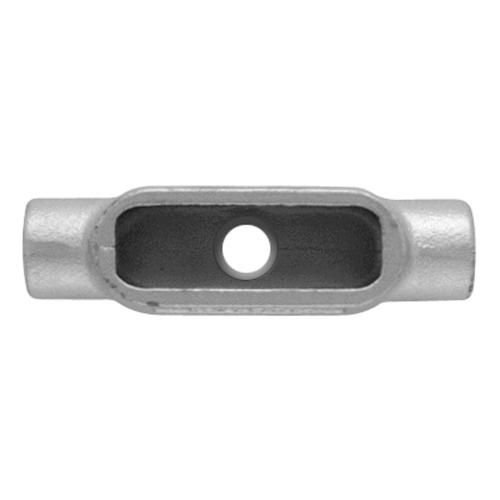 Ocal TB37-G Type TB Conduit Outlet Body, 1 in Hub, 7, 16.9 cu-in, Iron, PVC Coated