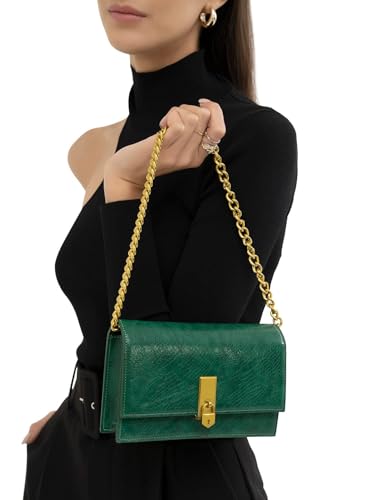 Image of Miraggio Mila Shoulder Clutch Bag With Chain Strap For Party | Clutch Purse For Women