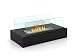 Fire Desire's Cubic Fireplace - Best Seller, Perfect for Table Top, Tempered Glass, Both Indoor and Outdoor Use, Great for Decoration, Cozy Atmosphere, German Design, Can Put Anywhere, Table Top, Easy to Assemble, Portable, Reusable Fireplace