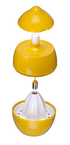 Joie Exprimidor de Limón con Vaporizador, Amarillo, 7.5x7.5x10.5 cm