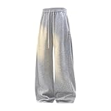 Pantalones Cargo de Mujer de Pierna Ancha Estilo Baggy Hip Hop Y2K Ropa de Calle Pantalón de Pista Pantalón de ParacaíDas Pantalones Largos para Chicas Adolescentes