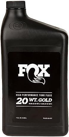 FOX Racing Shox Suspension Fluid Gold, 20wt. T22238