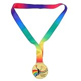 Paquete: incluye 2 paquetes de medallas de aleación de Zinc; Estas medallas de oro son ligeras y fáciles de llevar.