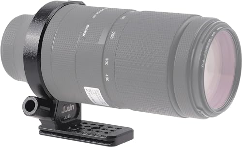 Hersmay Collier de serrage en métal pour objectif Sigma 100-400 mm F5-6.3 DG DN OS pour Sony E Mount Art 105 mm F1.4 DG HSM compatible avec plaque à dégagement rapide Arca Type – vue 6