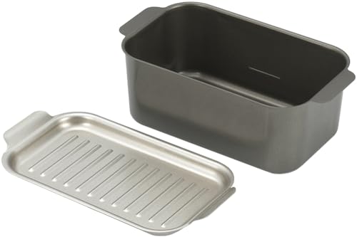 タマハシ(Tamahashi) 角形 揚げ鍋 24×18cm IH ガス火対応 蓋付き 天ぷら鍋 コンパクト 食彩亭 TP-15