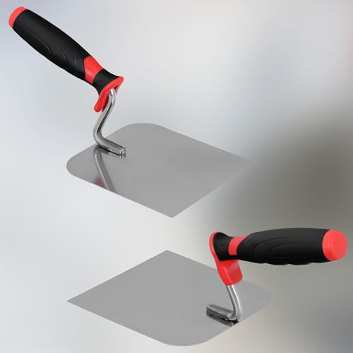 KOTARBAU® Edelstahl Maurerkelle 120 x 128 mm Stukkateurkelle Kellen Spachtel Kelle Stukkateurspachtel