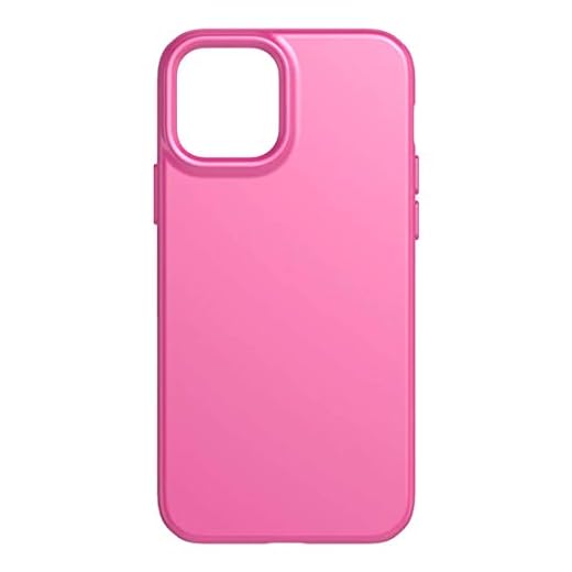 tech21 Evo Slim for Apple iPhone 12 and 12 Pro 5G - Germ Fighting Antimicrobial Phone Case with 8 ft. Drop Protection, Mystical Fuchsia, T21-8384