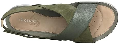 Clarks Women's Slingback Sling Back Sandals, Green Olive, 7 | Image 5