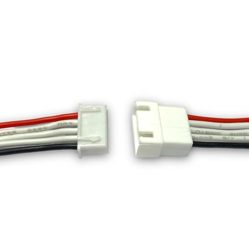 2X Stück JST-XH Premium 4S 5Pin 30cm Balancerkabel Balancer Kabel Verlängerung Ladekabel XH Stecker auf Buchse 24AWG Adapterkabel für Lipo Akku