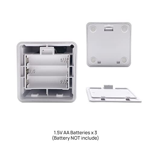 Ganxin Poker Shot Clock, Seconds Countdown Timer For Poker/Casino/Chess Tournament,20/30 Sec And Custom Time,4-Sides Cube Timer (Small,White) #TOP2