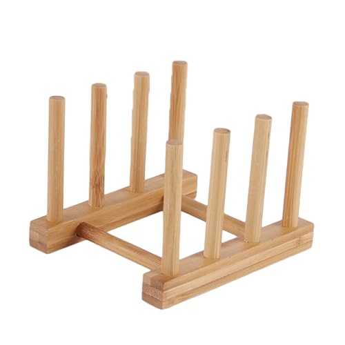 FUNOMOCYA 2pcs Over The Sink Dish Rack Drying Dish Tray Wooden Drain Board for Kitchen Drainboard Drying Drainer Storage