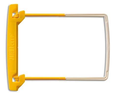 Fermeture mégaclip jaune de 12,7 cm pour classer 100 dossiers