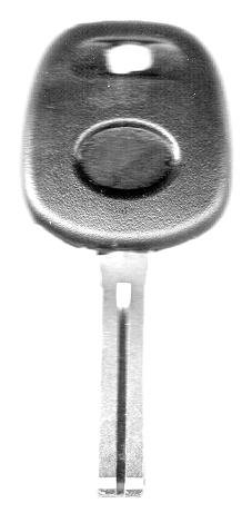 Transponder Key Blank Fits Lexus LS400 LS430 With Do It Yourself Programming Instructions