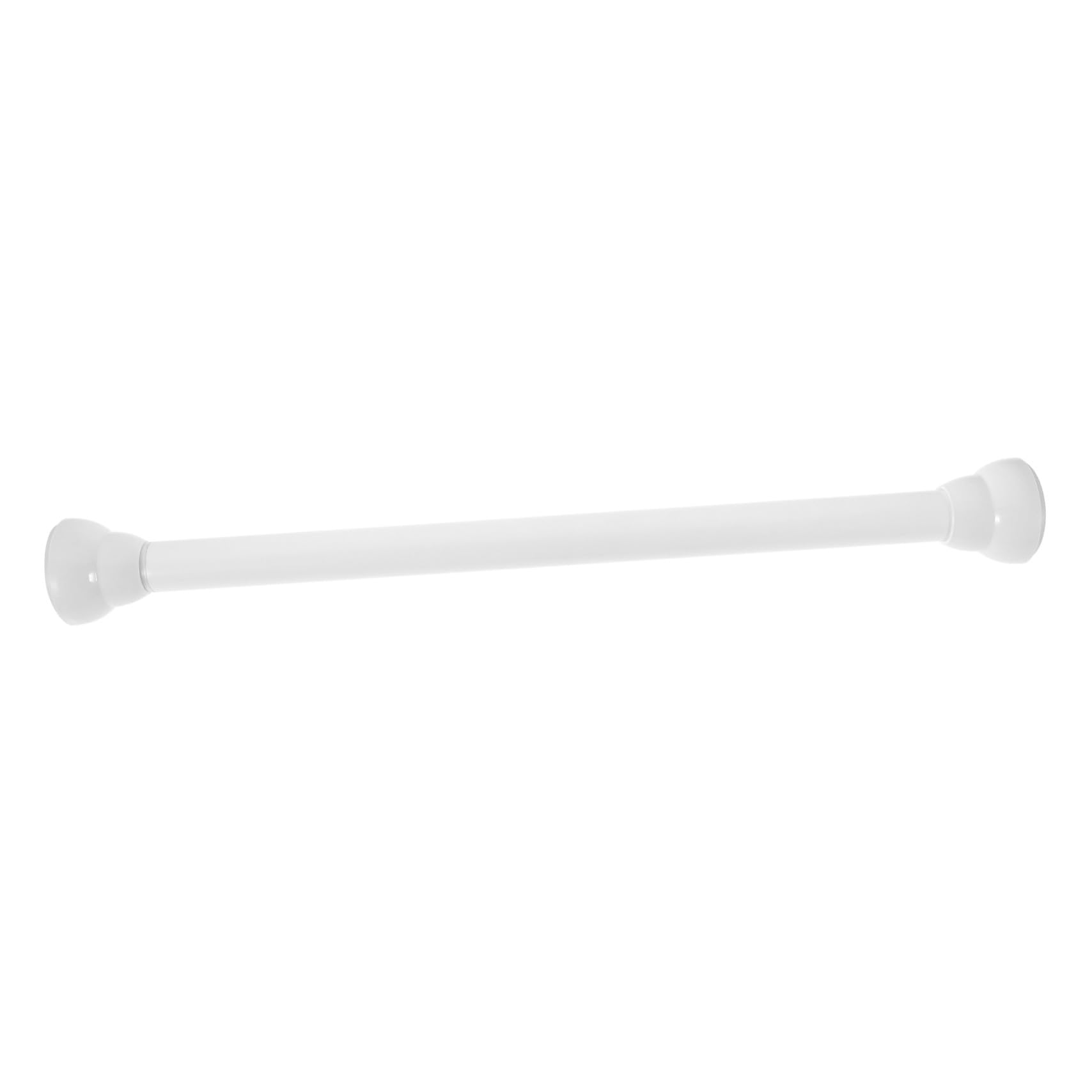 Tringle à rideaux réglable blanche barre douche télescopique plastique
