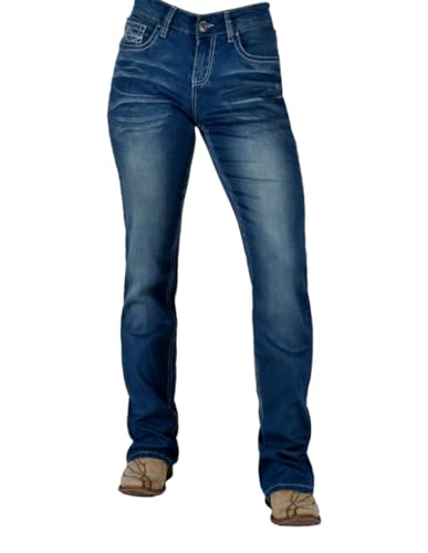 Cowgirl Tuff Women's UltraBreathe Shattered Jeans & Cooling Towel Bundle