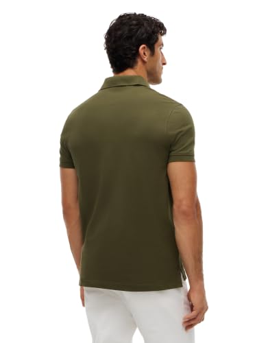 Image of Tommy Hilfiger Men's Short Sleeve Polo Shirts in Regular Fit With Stretch and Organic Pique Cotton