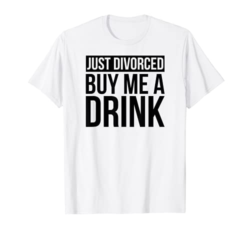 Amusant Divorce Fête Mariage Célébration Homme Femme Support T-Shirt
