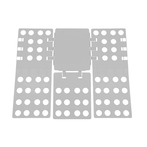 LSNNMU Dobladora de camisetas for adultos, tabla for doblar plástico, dobladora ropa for lavandería Para Hogar(Grey)