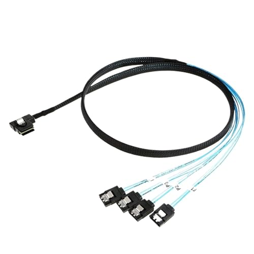 Cable S/AS HD 36Pin SFF 8087 a 4 SATA 7Pin 0.5M miniatura 3