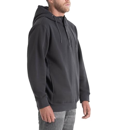 Thorogood Men's Quarter Snap Hoodie, Heavyweight Pullover Workwear Sweatshirt4