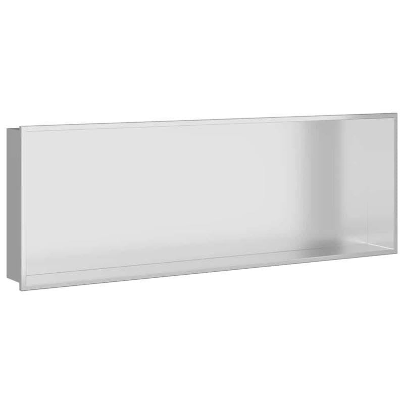 Ducha de acero inoxidable, 90 x 30 x 9,5 cm, moderna y duradera para cabinas de ducha, resistente al agua y ahorra espacio, ideal para baños pequeños