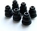 Produktbild 6 Stück (M-SB) Weich Dreifach Flansch Ersatz Ohrstöpsel Ohreinsätze Set Kompatibel mit Westone W10, W20, W30, W40, W50, W60, UM PRO 10, UM PRO 20, UM PRO 30, UM PRO 50, UM1, UM2, UM2 RC, UM3, UM3 RC, UM3X, UM3x RC, Number Serie 1, 2, 3, 4, 4R, Adventure Serie Alpha und Beta In-Ear Kopfhörern / Ohrhörern