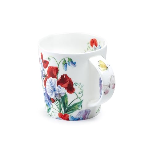 Taza de café 16 oz porcelana Bone China multicolor miniatura 2