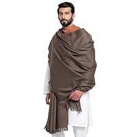 Weavers Villa Men’s Plain Woollen Dhariwal Lohi/Shawl [50″ X 100″]