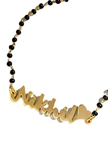 name mangalsutra Necklace Pendant 