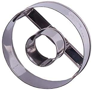 T H Bake Ware Stainless Steel Doughnut Cutter Medium Size 4 inch
