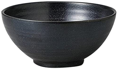 Amazon.com: せともの本舗Set of 5 Black Mat, 7.0 Bowl, 8.5 x 3.9