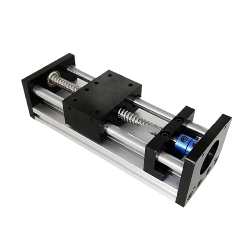 Dual Optical Axis Manual Sliding Table Rail Guide 400mm Effective Stroke Linear Guide Stage Rail Motion Slide Table Ball Screw Actuator Module 3D Printer