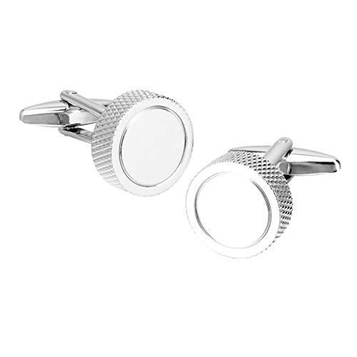 gazechimp Abotoaduras Redondas Elegantes Para Acessórios Masculinos
