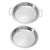 PEPLAYTAL 2 Stück Edelstahl Dampfgarer Teiliges Griff Hochtemperaturbeständig Kompakt und Leicht...