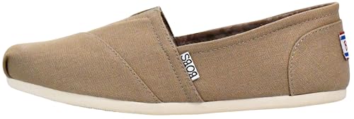 Image of SKECHERS Women's Bobs Plush-Peace & Love, Taupe, 6 M US