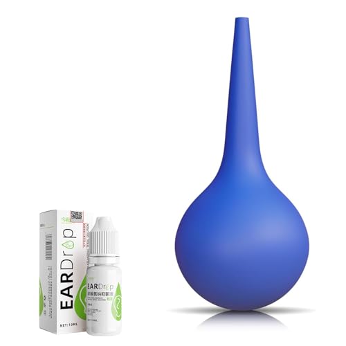Ear Wax Removal Kit Suction Ear Bulb Vacuum Earwax Remover Tool Reusable Ear Cleaning Syringe for Safely Cleaner of All Ages Adult and Kids Ears