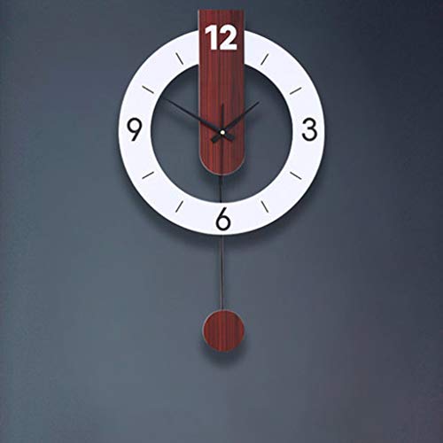 Grande horloge murale moderne en métal de 40 cm pour salon