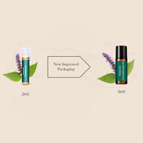 Image of Arezou Sleep Oil | Ayurvedic Aromatherapy Essential Oils Blend |5ml (Lasts 3 months) |Lavender, Bergamot & Patchouli Aroma |Deep Sleep Support,Stress & Anxiety Relief |Skin Safe,Non-Addictive |Unisex