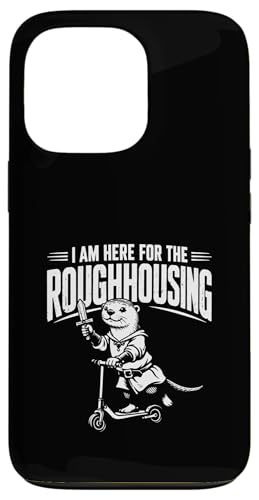 Funny Otter Riding For Adventure On Scooter Novelty Pet �X�}�z�P�[�X iPhone 13 Pro �p