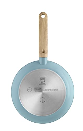 BRA Nordik Sartén 20 cm, aluminio forjado con antiadherente, apta para todo tipo de cocinas incluida inducción