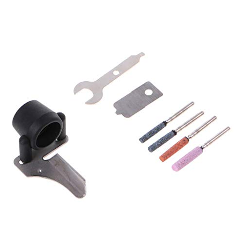 BIlinli Chain Saw Sharpening Attachment Grinding Guide Drill Adapter Outdoor Strong Tool