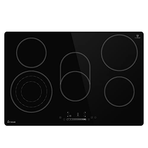 Autarkes Herdset: 60cm Einbaubackofen EB8013ED + 77cm Kochfeld KF7705RL / Drehspieß/Kerntemperaturfühler/Grill/Heißluft… – Bild 6