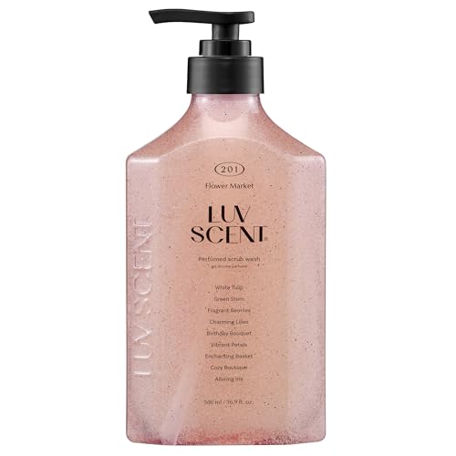 LUVSCENT �{�f�B�X�N���u �{�f�B�E�H�b�V�� 500mL �t�����[�}�[�P�b�g �z���C�g�`���[���b�v [ �����X�N���u �ێ� �p���P�A �������� �A ��_�� �\�[�v �X�N���u �S�}�[�W�� �\�[�v �I ������ ��e�� �؍� ���u�Z���g ��Ԃ���� ]