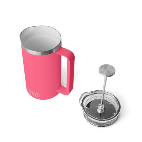YETI Rambler 34 oz. French Press Coffee Maker, Tropical Pink - image 3