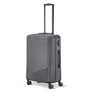 Travelite 4-Rad Hartschalenkoffer mittelgroß 65 Liter, Gepäck Serie Bali: ABS Hartschalen Trolley mit TSA Kombinationsschloss, 67 cm